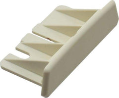 Wiremold - 2-1/4 Inch Long x 1 Inch Wide x 3/8 Inch High, Raceway Fitting - Ivory, For Use with Wiremold 2300 Series Raceways - Best Tool & Supply