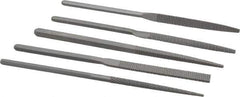 Grobet - 5 Piece Rasp Pattern File Set - 8" Long, Set Includes Half Round, Hand, Round, Square, Three Square - Best Tool & Supply