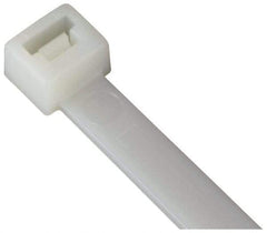 Thomas & Betts - 18" Long Natural (Color) Nylon Standard Cable Tie - 120 Lb Tensile Strength, 1.91mm Thick - Best Tool & Supply