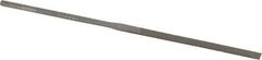 Grobet - 4" Needle Precision Swiss Pattern Equalling File - Round Handle - Best Tool & Supply