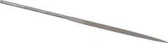 Grobet - 6-1/4" Needle Precision Swiss Pattern Knife File - Round Handle - Best Tool & Supply