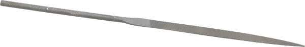 Grobet - 6-1/4" Needle Precision Swiss Pattern Knife File - Round Handle - Best Tool & Supply