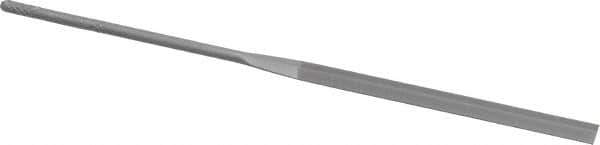 Grobet - 5-1/2" Needle Precision Swiss Pattern Slitting File - Round Handle - Best Tool & Supply