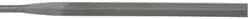 Grobet - 6-1/4" Needle Precision Swiss Pattern Slitting File - Round Handle - Best Tool & Supply