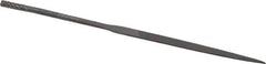 Grobet - 4" Needle Precision Swiss Pattern Warding File - Round Handle - Best Tool & Supply