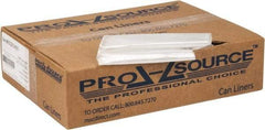 PRO-SOURCE - 0.2 mil Thick, Household/Office Trash Bags - 24" Wide x 23" High, Clear - Best Tool & Supply