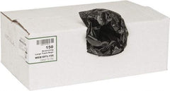 PRO-SOURCE - 1.2 mil Thick, Household/Office Trash Bags - Hexene Resins, Drawstring, 33-1/2" Wide x 38" High, Black - Best Tool & Supply