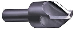 Hertel - 1/2" Head Diam, 3/8" Shank Diam, 4 Flute 60° High Speed Steel Countersink - Best Tool & Supply