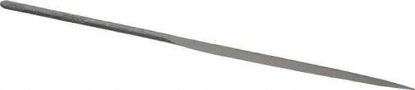 Nicholson - 5-1/2" Needle Precision Swiss Pattern Barrette File - Round Handle - Best Tool & Supply