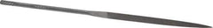 Nicholson - 5-1/2" Needle Precision Swiss Pattern Barrette File - Round Handle - Best Tool & Supply