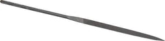 Nicholson - 6-1/4" Needle Precision Swiss Pattern Barrette File - Round Handle - Best Tool & Supply