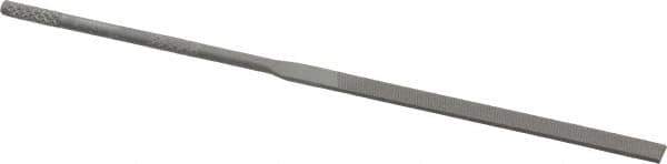 Nicholson - 4" Needle Precision Swiss Pattern Equalling File - Round Handle - Best Tool & Supply