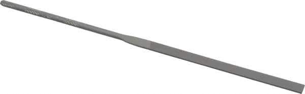 Nicholson - 6-1/4" Needle Precision Swiss Pattern Equalling File - Round Handle - Best Tool & Supply