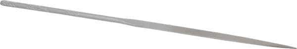 Nicholson - 6-1/4" Needle Precision Swiss Pattern Knife File - Round Handle - Best Tool & Supply