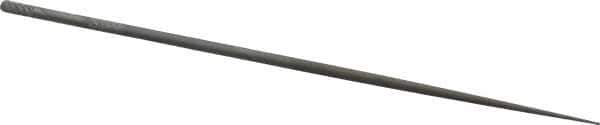 Nicholson - 5-1/2" Needle Precision Swiss Pattern Round File - Round Handle - Best Tool & Supply