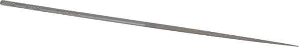 Nicholson - 6-1/4" Needle Precision Swiss Pattern Round File - Round Handle - Best Tool & Supply