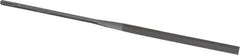 Nicholson - 5-1/2" Needle Precision Swiss Pattern Slitting File - Round Handle - Best Tool & Supply