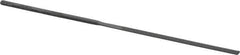 Nicholson - 6-1/4" Needle Precision Swiss Pattern Slitting File - Round Handle - Best Tool & Supply