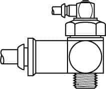 Parker - 1/2 Inlet Brass Hydraulic Control Valve - 1/2 Thread - Best Tool & Supply