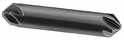 Hertel - 1/8" Head Diam, 1/8" Shank Diam, 6 Flute 120° High Speed Steel Countersink - Best Tool & Supply