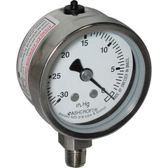 Welch - Air Compressor & Vacuum Pump Accessories; Type: Analog Vacuum Gauge ; For Use With: Welch-lmvac Vacuum Systems - Exact Industrial Supply