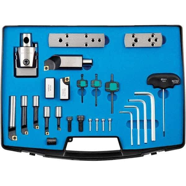 Techniks - Boring Head Sets Type: Rhombic Boring Tool Kit Actuation Type: Manual - Exact Industrial Supply