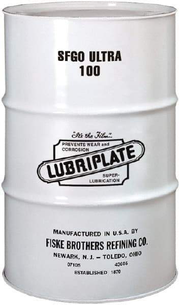 Lubriplate - 55 Gal Drum, ISO 100, SAE 40, Air Compressor Oil - 7°F to 385°, 556 Viscosity (SUS) at 100°F, 77 Viscosity (SUS) at 210°F - Best Tool & Supply