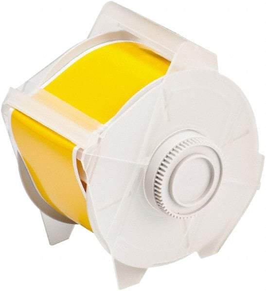 Brady - 2-1/4" Wide x 1,200" Long, Yellow Vinyl Tape - For Globalmark Industrial Labeling System - Best Tool & Supply