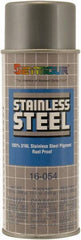 Seymour of Sycamore - Stainless Steel, 13 oz Net Fill, Satin, Metallic Spray Paint - 13 oz Container - Best Tool & Supply