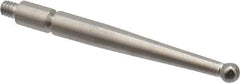 Mitutoyo - 2mm Ball Diam, Carbide, Ball Test Indicator Contact Point - 1.04" Contact Point Length, Use with Mitutoyo 513 Series Dial Test Indicators - Best Tool & Supply