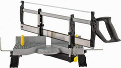 Stanley - 45°, 54°, 60°, 67.5°, 75°, 90° Miter Saw Miter Box & Saw - 14-1/2" Box Width x 27-3/4" Box Length - Best Tool & Supply
