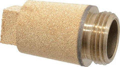 Legris - 3/8 BSPP, 37mm OAL, Muffler - 175 Max psi, 10.5 CFM, 108 Decibel Rating, Bronze - Best Tool & Supply