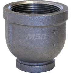 Black Reducing Coupling: 3 x 1″, 150 psi, Threaded Malleable Iron, Black Finish, Class 150