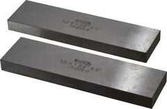 SPI - 6" Long x 1-5/8" High x 1/2" Thick, Steel Parallel - 0.0003" & 0.002" Parallelism, Sold as Matched Pair - Best Tool & Supply