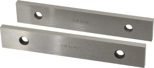 SPI - 6" Long x 1" High x 1/4" Thick, Steel Parallel - 0.0003" & 0.002" Parallelism, Sold as Matched Pair - Best Tool & Supply