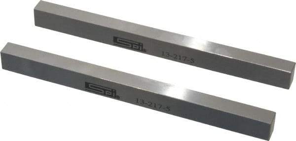 SPI - 6" Long x 1/2" High x 3/8" Thick, Steel Parallel - 0.0003" & 0.002" Parallelism, Sold as Matched Pair - Best Tool & Supply