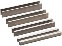 SPI - 8 Piece, 6 Inch Long Steel Parallel Set - 3/4 to 1-3/16 Inch High, 1/8 to 3/8 Inch Thick, 52-58 RC Hardness, Sold as 4 Pair - Best Tool & Supply