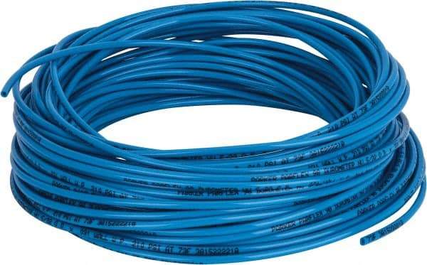 Parker - 3/32" ID x 5/32" OD, 1/32" Wall Thickness, 100' Long, Polyurethane Tube - Blue, 210 Max psi, Shore A 98 Hardness, -40 to 180°F - Best Tool & Supply