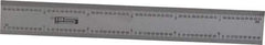 SPI - 6 Inch Long Blade, 16R Graduation Combination Square Blade - Baked Enamel Coated, 1/100, 1/64, 1/50 and 1/32 Inch Graduation - Best Tool & Supply