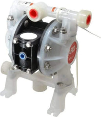 ARO/Ingersoll-Rand - 1/2" NPT, Nonmetallic, Air Operated Diaphragm Pump - Nitrile Diaphragm, Polypropylene Housing - Best Tool & Supply