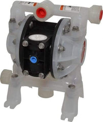 ARO/Ingersoll-Rand - 1/2" NPT, Nonmetallic, Air Operated Diaphragm Pump - Polyurethane Diaphragm, Polypropylene Housing - Best Tool & Supply