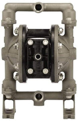 ARO/Ingersoll-Rand - 1/2" NPT, Metallic, Air Operated Diaphragm Pump - PTFE Diaphragm, Aluminum Housing - Best Tool & Supply