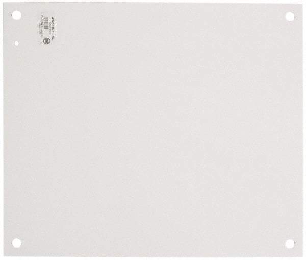 Cooper B-Line - 22-1/2" OAW x 32" OAH Powder Coat Finish Electrical Enclosure Nonperforated Panel - 36" x 24" Box, 14 Gauge Steel, Use with 36246-1/36248-1 - Best Tool & Supply