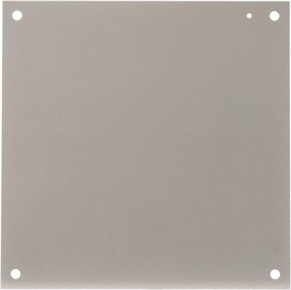 Cooper B-Line - 17" OAW x 17" OAH Powder Coat Finish Electrical Enclosure Nonperforated Panel - 20" x 20" Box, 12 Gauge Steel, Use with 202010-12/20206-12/20208-12 - Best Tool & Supply