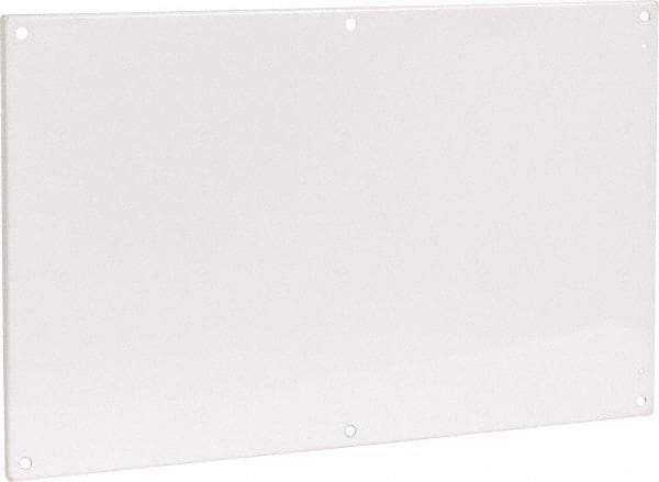 Cooper B-Line - 20-7/8" OAW x 32-7/8" OAH Powder Coat Finish Electrical Enclosure Flanged Panel - 36" x 24" Box, 12 Gauge Steel, Use with 362410-12/362412-12/36246-12/36248-12 - Best Tool & Supply