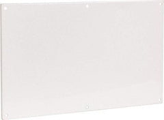 Cooper B-Line - 20-7/8" OAW x 32-7/8" OAH Powder Coat Finish Electrical Enclosure Flanged Panel - 36" x 24" Box, 12 Gauge Steel, Use with 362410-12/362412-12/36246-12/36248-12 - Best Tool & Supply