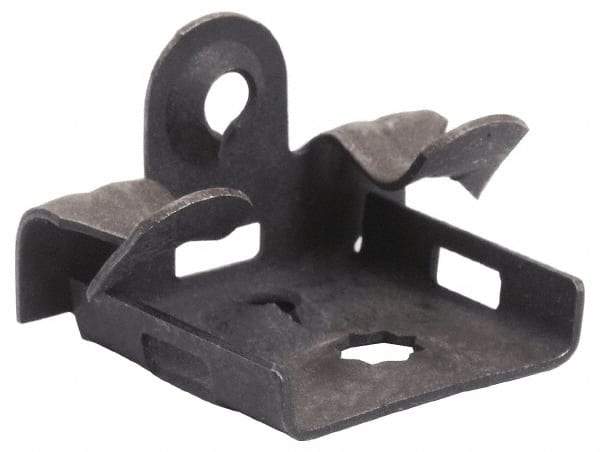 Cooper B-Line - 3/4" Max Flange Thickness, 1/4" Rod Flange Beam Clamp - 100 Lb Capacity, Spring Steel - Best Tool & Supply