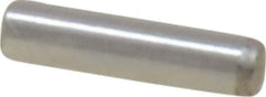 Made in USA - 1/16" Diam x 1/4" Pin Length Grade 8 Alloy Steel Standard Dowel Pin - Bright Finish, 1 Beveled & 1 Rounded End - Best Tool & Supply