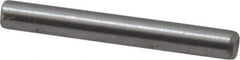 Made in USA - 1/16" Diam x 1/2" Pin Length Grade 8 Alloy Steel Standard Dowel Pin - Bright Finish, 1 Beveled & 1 Rounded End - Best Tool & Supply