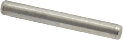 Made in USA - 3/32" Diam x 3/4" Pin Length Grade 8 Alloy Steel Standard Dowel Pin - Bright Finish, 1 Beveled & 1 Rounded End - Best Tool & Supply